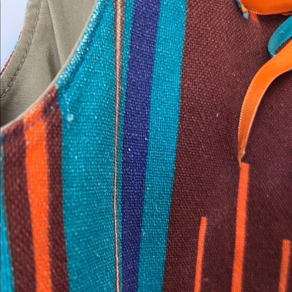 Girls Colorful Southwestern Western Vest Size 10/12 Handmade - Picture 4 of 11